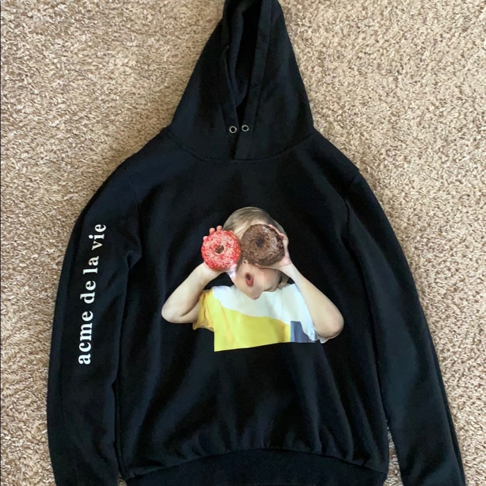 ZAFUL Character Letter Printed Casual Hoodie S